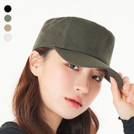 [MOEVENING] DAEDU Military Army Cap: Optical Illusion Fit, Extended Brim for Slimmer Face, Stylish Coverage to Flatter Any Head Shape